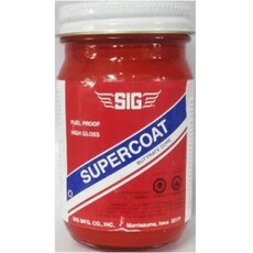 Supercoat sig 4oz (118ml) light red