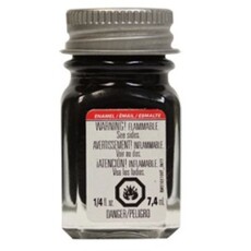 Enamel paint testors flat black