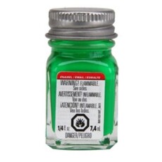 Enamel paint testors fluorescent green