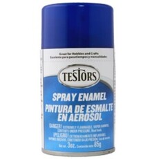 Enamel spray testors dark blue 85g can