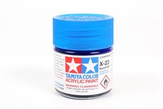 Paint x-23 clear blue acrylic