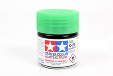 Paint x-25 clear green acrylic