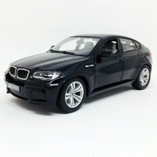 Diecast burago bmw x6 m (black) 1:18