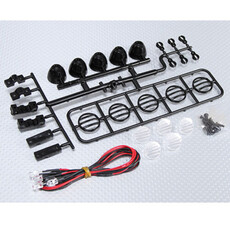 Led gtp crawler light bar set (5 spotl)