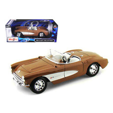 Diecast maisto chev corvette (brown)1:18