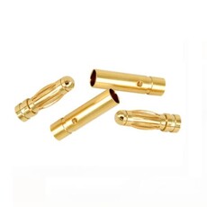 Ace gold connector 3.0mm (2 pairs)