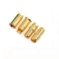 Ace gold connector 6.5mm (2 pairs)