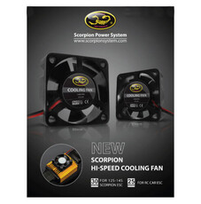 Cooling fan scorp 25mm hi speed sls