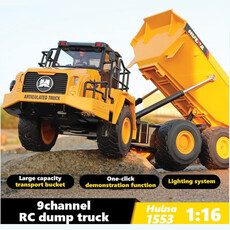 Rock dump truck huina 9ch 2.4g