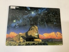 Puzzle wooden jigsaw lion king slw