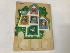 Puzzle raised animal house slw