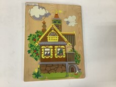 Puzzle raised house slw