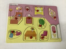 Puzzle nails house & furniture slw