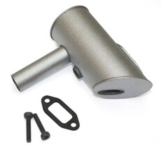 Muffler dle 40 right (2 hole)