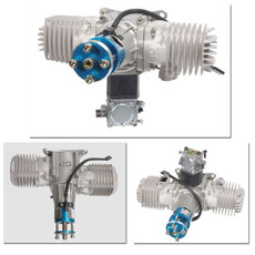 Motor gp 76cc twin w/muffler set