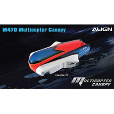 Align multicopter canopy (blue/red)(m470