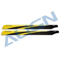 Align carbon fiber blades 650 yellow