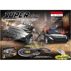 Slotcar racing set usb joy super 152 sls