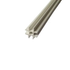 Styrene profile cross connector 4mmx1m