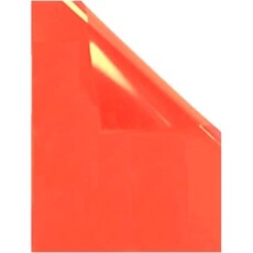 Self adh trans foil orange 0.1x194x320mm