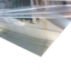 Styrene silver mirror sheet 328x475x1mm