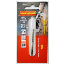 Grout removal bit tc mini 3.2x3.2mm