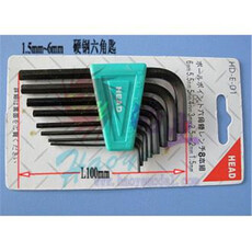 Hex driver set haoye 1.5-6mm sls