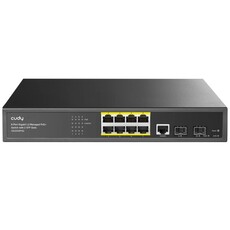 Cudy 8 Port Gigabit PoE L2 Managed Switch with 2-SFP (GS2008PS2)