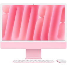 Apple iMac 24" Desktop PC - Apple M4 Chip / 24" 4.5K Retina / 16GB RAM / 256GB SSD / macOS / Pink (MWUG3SO/A)