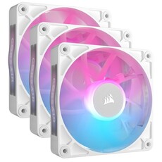 Corsair iCUE LINK RX120 RGB 120mm PWM Fan Triple Starter Kit - White (CO-9051022-WW)