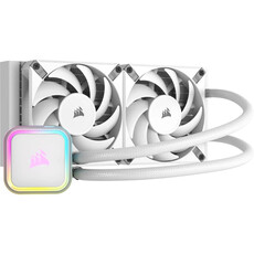 Corsair iCUE H100i RGB ELITE Liquid CPU Cooler - White (CW-9060078-WW)