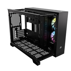 Corsair iCUE LINK 2500X RGB Micro ATX Tempered Glass Dual Chamber PC Case - Black (CC-9011267-WW)