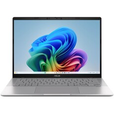 ASUS Vivobook S14 S3407QA Notebook PC - Snapdragon X X1-26-100 / 14'' FHD / 16GB RAM / 1TB SSD / Win 11 Home / Cool Silver (S3407QA-Q1610S0W)