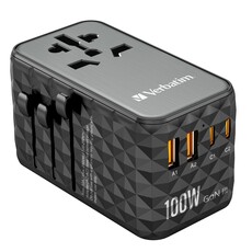 Verbatim 100W GaN III Universal Travel Adapter (32121)