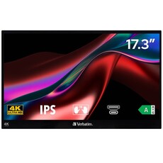 Verbatim 17.3" 4K UHD Portable Touchscreen Monitor (32239)