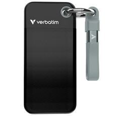 Verbatim Pocket 2TB Solid State Drive with Keyring Cable - Black/Grey (32194)