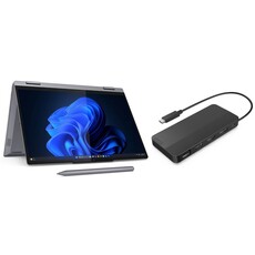 Lenovo ThinkBook 14 2-in-1 G5 IAU Notebook PC (21SQ001MZA) + Lenovo USB-C Dual Display Travel Dock (40B90100SA)