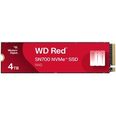 WD Red SN700 4TB M.2 2280 PCIe Gen3 x4 NVMe Solid State Drive (WDS400T1R0C)