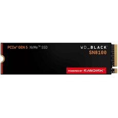 WD BLACK SN8100 4TB M.2 2280 PCIe Gen 5.0x4 NVMe Solid State Drive (WDS400T1X0M)