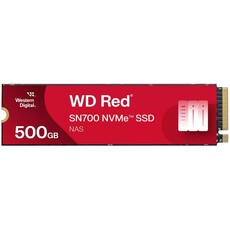 WD Red SN700 500GB M.2 2280 PCIe Gen3 x4 NVMe Solid State Drive (WDS500G1R0C)