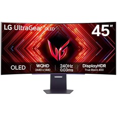 LG UltraGear 45-inch UWQHD OLED Curved 240Hz Gaming Monitor (45GS95QE-B.AFB)