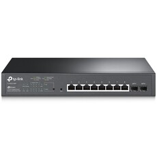 TP-LINK JetStream SG2210MP 10-Port Gigabit Smart Switch with 8-Port PoE+