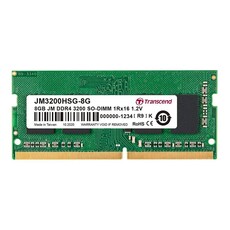 Transcend JetRam 8GB DDR4 3200MHz Notebook Memory Module (JM3200HSG-8G)