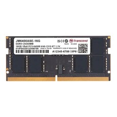 Transcend 16GB DDR5 6400MHz CSODIMM Notebook Memory Module (JM6400ASE-16G)