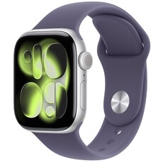 Apple Watch Series 11 GPS 42mm Silver Aluminium Case with Purple Fog Sport Band - S/M (MEU64AF/A)