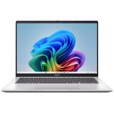 ASUS Vivobook 14 X1407QA Notebook PC - Snapdragon X X1 / 14" WUXGA / 16GB RAM / 1TB SSD / Win 11 Home / Cool Silver (X1407QA-Q1610S0X)