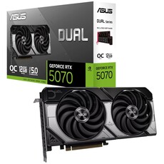 ASUS Dual GeForce RTX 5070 12GB GDDR7 OC Edition Graphics Card (DUAL-RTX5070-O12G)