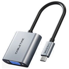 Cabletime USB Type C to VGA Adapter (CT-160-PU31-CMVGA1)