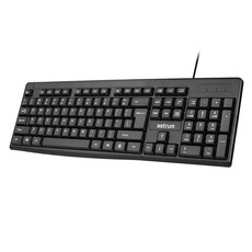 Astrum KB080 USB Slim Keyboard - Black (A80508-BEN)