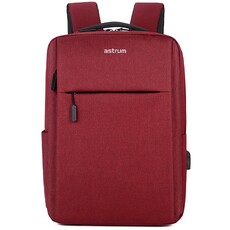 Astrum LB200 15-inch Laptop Backpack with USB - Red (A21120-N)